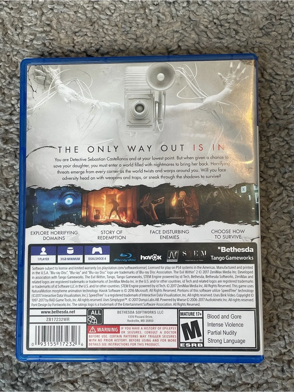 The Evil Within 2 PS4 Video Game